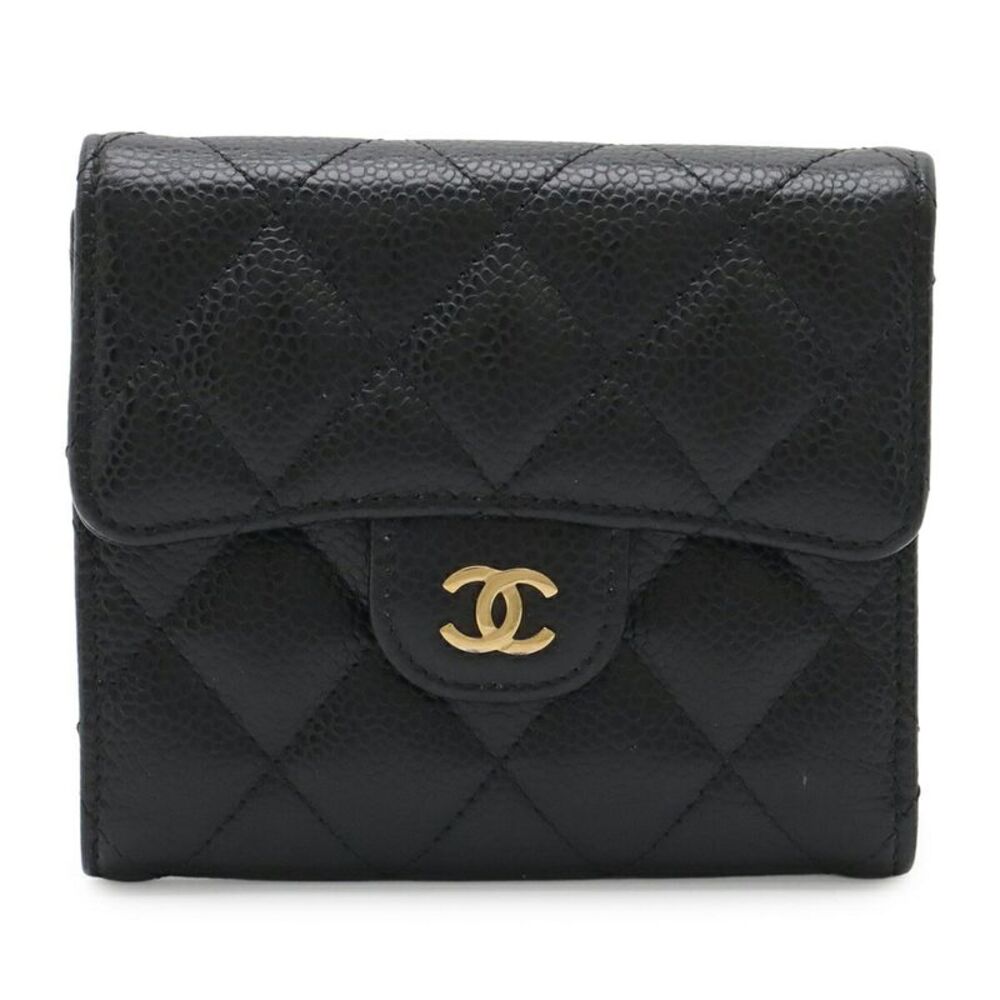 Chanel Caviar Matelasse Small Flap Wallet